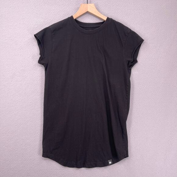 YoungLA T-shirt Unisex size Medium Black Model 412 Short Sleeve Fitted - Picture 1 of 11